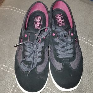Adorable Black Suede Keds